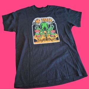 Florida Punk Band Black Green Graphic T-Shirt L